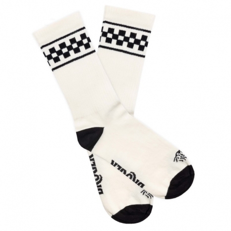 SKARPETY BROGER CREAM/BLACK 41/45