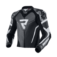KURTKA MOTOCYKLOWA SKÓRZANA REBELHORN REBEL BLACK WHITE