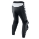 SPODNIE MOTOCYKLOWE SKÓRZANE REBELHORN REBEL BLACK WHITE