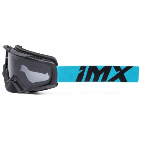 GOGLE IMX DUST MATT BLACK /BLUE - SZYBA DARK SMOKE + CLEAR (2 SZYBY W ZESTAWIE)