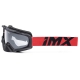 GOGLE IMX DUST BLACK MATT/RED - SZYBA DARK SMOKE + CLEAR (2 SZYBY W ZESTAWIE)