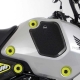 NAKLEJKA NA BAK TANKPAD ANTYPOŚLIZGOWY 2 CZĘŚCI RG RACING HONDA MSX125 (GROM) 21- BLACK