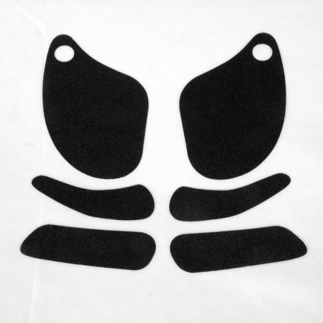 NAKLEJKA NA BAK TANKPAD ANTYPOŚLIZGOWY 6 CZĘŚCI RG RACING KAWASAKI ZX6R 2005-2006 BLACK