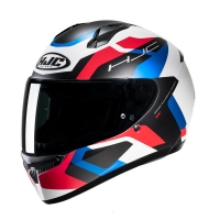 KASK MOTOCYKLOWY HJC C10 TINS WHITE BLUE RED