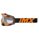 GOGLE IMX DUST ORANGE MATT/BLACK - SZYBA DARK SMOKE + CLEAR (2 SZYBY W ZESTAWIE)