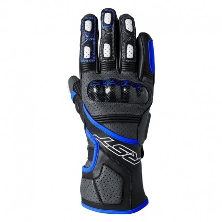 RĘKAWICE MOTOCYKLOWE RST FULCRUM GREY BLUE BLACK
