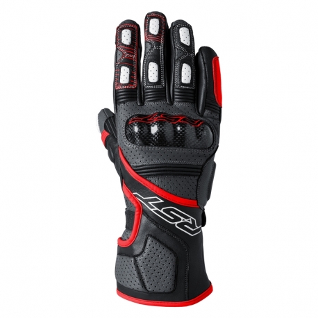 RĘKAWICE MOTOCYKLOWE RST FULCRUM GREY RED BLACK