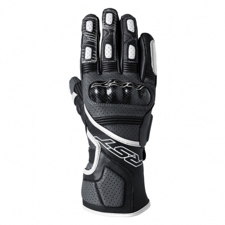 RĘKAWICE MOTOCYKLOWE RST FULCRUM GREY WHITE BLACK
