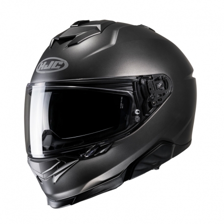 KASK MOTOCYKLOWY HJC I71 SEMI FLAT TITANIUM