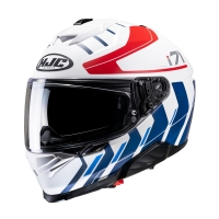 KASK MOTOCYKLOWY HJC I71 SIMO WHITE RED BLUE