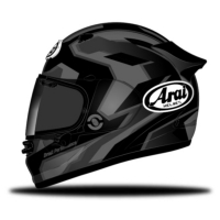 KASK ARAI QUANTIC ROBOTIK BLACK