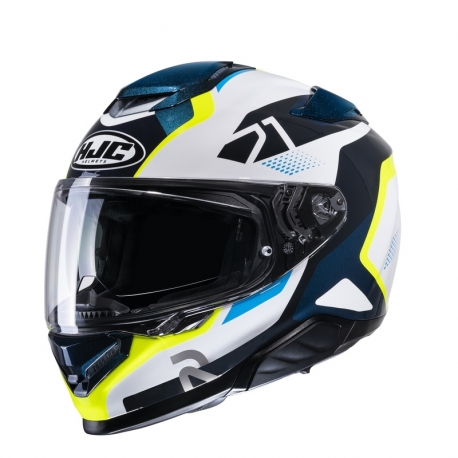 KASK HJC RPHA71 HAPEL BLUE/YELLOW