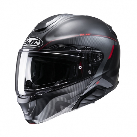 KASK MOTOCYKLOWY HJC RPHA91 COMBUST BLACK RED
