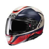 KASK MOTOCYKLOWY HJC RPHA91 RAFINO GREY RED
