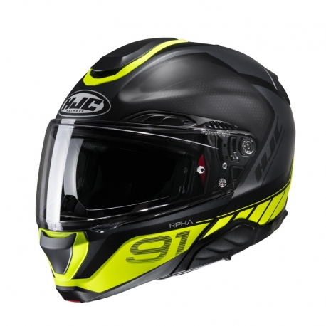 KASK HJC RPHA91 RAFINO BLACK/YELLOW