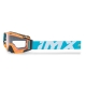 GOGLE IMX SAND ORANGE MATT/BLUE/WHITE - SZYBA ORANGE IRIDIUM + CLEAR (2 SZYBY W ZESTAWIE)