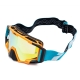 GOGLE IMX SAND ORANGE MATT/BLUE/WHITE - SZYBA ORANGE IRIDIUM + CLEAR (2 SZYBY W ZESTAWIE)