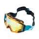 GOGLE IMX SAND ORANGE MATT/BLUE/WHITE - SZYBA ORANGE IRIDIUM + CLEAR (2 SZYBY W ZESTAWIE)