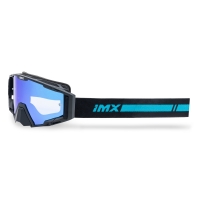 GOGLE IMX SAND BLACK MATT/BLUE - SZYBA BLUE IRIDIUM + CLEAR (2 SZYBY W ZESTAWIE)