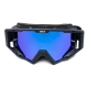 GOGLE IMX SAND BLACK MATT/BLUE - SZYBA BLUE IRIDIUM + CLEAR (2 SZYBY W ZESTAWIE)