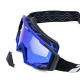 GOGLE IMX SAND BLUE MATT/BLACK - SZYBA BLUE IRIDIUM + CLEAR (2 SZYBY W ZESTAWIE)