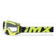 GOGLE IMX SAND FLUO YELLOW MATT/BLACK - SZYBA SILVER IRIDIUM + CLEAR (2 SZYBY W ZESTAWIE)