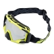 GOGLE IMX SAND FLUO YELLOW MATT/BLACK - SZYBA SILVER IRIDIUM + CLEAR (2 SZYBY W ZESTAWIE)