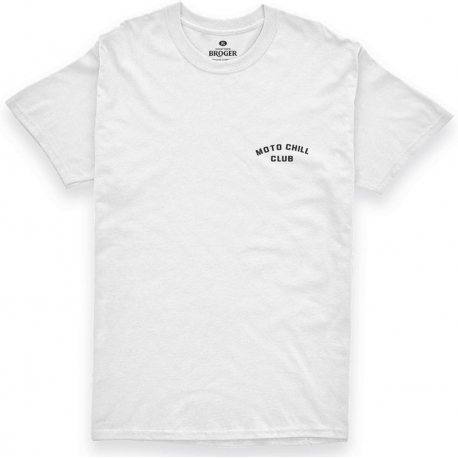 T-SHIRT BROGER RACER WHITE L