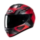 KASK HJC C10 TINS BLACK/RED