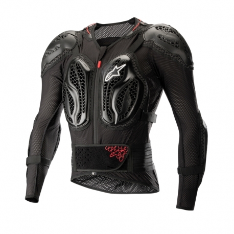 KOSZULKA Z OCHRANIACZAMI ALPINESTARS BIONIC ACTION BLACK/RED