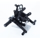 SKŁADANE PODNÓŻKI RG RACING REARSETS, PARA BLACK