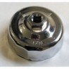 KLUCZ DO FILTRÓW OLEJU CHROMOWANY 80mm 15 BOKÓW HONDA SUZUKI KAWASAKI