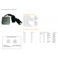 DZE REGULATOR NAPIĘCIA HONDA CBR1000 RR 06-15 MOSFET (50A) (31600-MFL-D01, 31600-MEL-A21) (ESR680 ESR439)