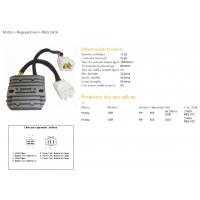DZE REGULATOR NAPIĘCIA HONDA CBR600 RR 03-06 MOSFET (50A) (31600-MEE-872, 31600-MEE-003) (ESR430 ESR436)
