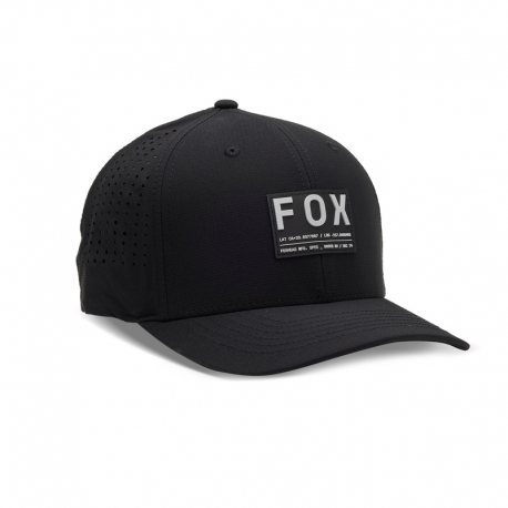 CZAPKA Z DASZKIEM FOX NON STOP TECH FLEXFIT BLACK S/M