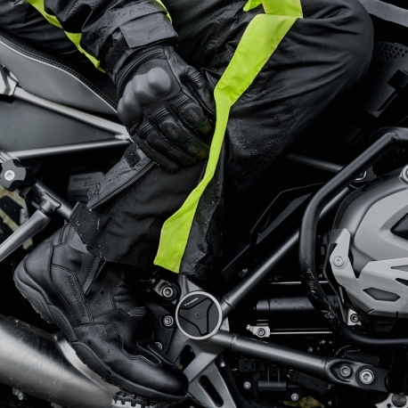 KOMBINEZON PRZECIWDESZCZOWY REBELHORN TRAVEL BLACK FLUO YELLOW