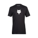 T-SHIRT FOX HEAD BLACK