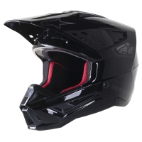 KASK ALPINESTARS S-M5 SCOUT BLACK/SILVER GLOSSY XL