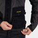 KURTKA MOTOCYKLOWA TEKSTYLNA REBELHORN BRUTALE DARK GREY BLACK FLUO YELLOW