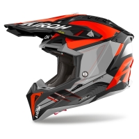 KASK MOTOCYKLOWY AIROH AVIATOR 3 SABER ORANGE GLOSS L