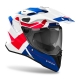KASK MOTOCYKLOWY AIROH COMMANDER 2 REVEAL BLUE/RED GLOSS