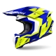 KASK MOTOCYKLOWY AIROH TWIST 3 DIZZY BLUE/YELLOW GLOSS