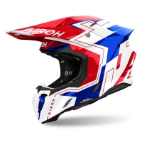 KASK MOTOCYKLOWY AIROH TWIST 3 DIZZY BLUE RED GLOSS L