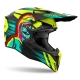KASK MOTOCYKLOWY AIROH WRAAAP CYBER YELLOW MATT