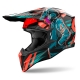 KASK MOTOCYKLOWY AIROH WRAAAP CYBER ORANGE GLOSS