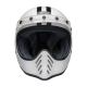 KASK BELL MOTO-3 ECE6 SMQ AGS WHITE/BLACK