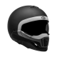 KASK MOTOCYKLOWY BELL BROOZER CRANIUM MATTE BLACK WHITE S