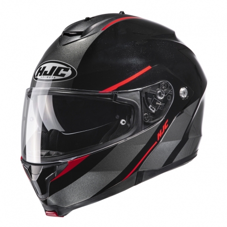 KASK MOTOCYKLOWY HJC C91 TERO BLACK RED