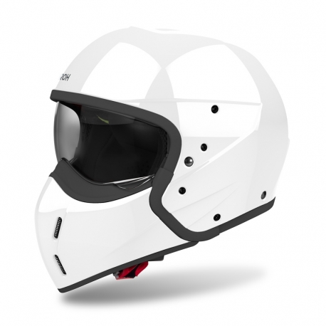 KASK MOTOCYKLOWY AIROH J110 COLOR WHITE GLOSS