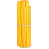 80-PACK POLYURETHANE SPOKE SKINS YELLOW